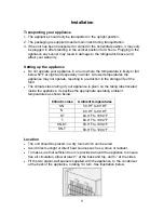 Предварительный просмотр 6 страницы Summit Professional FFBF240W User Manual