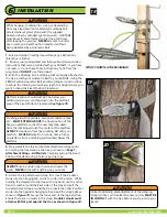 Preview for 8 page of Summit Treestands Ledge SU82080 Manual