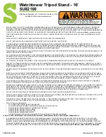 Preview for 1 page of Summit Treestands SU82100 Manual