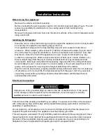 Preview for 8 page of Summit Accucold AL752BK Instruction Manual