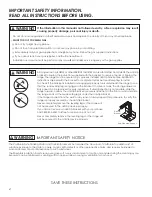 Предварительный просмотр 2 страницы Summit ACK54GASW Owner'S Manual And Installation Instructions