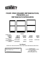 Summit ADFD243 User Manual preview