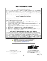 Предварительный просмотр 16 страницы Summit AZRF7W User Manual