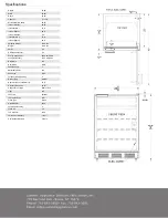 Предварительный просмотр 2 страницы Summit BI605FR Specifications