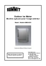 Preview for 1 page of Summit BIM24OS Instruction Manual