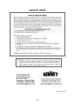 Preview for 16 page of Summit BIM24OS Instruction Manual