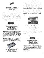 Preview for 3 page of Summit BROTHER HL-630 OPC User Manual