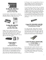 Preview for 4 page of Summit BROTHER HL-630 OPC User Manual