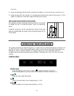 Предварительный просмотр 8 страницы Summit Classic CL181WBV Instruction Manual