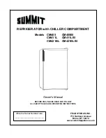 Предварительный просмотр 1 страницы Summit CM405 Owner'S Manual