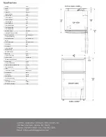 Предварительный просмотр 2 страницы Summit CP-35LL Specifications