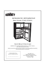 Summit CP34BSS Owner'S Manual предпросмотр