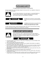 Предварительный просмотр 3 страницы Summit CR2B121 Owner'S Manual