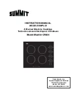 Summit CR424 Instruction Manual preview