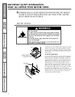 Предварительный просмотр 2 страницы Summit CR424BL Owner'S Manual And Installation Instructions