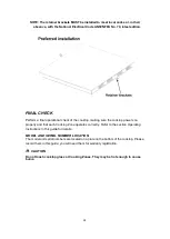 Предварительный просмотр 25 страницы Summit CR4B23T User'S Manual And Installation Instructions