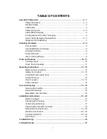 Предварительный просмотр 2 страницы Summit CR4B23T5B User'S Manual And Installation Instructions