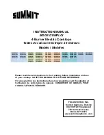 Summit CR5B271B Instruction Manual предпросмотр