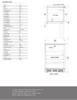 Preview for 2 page of Summit CT66LADA Specifications