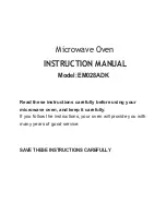 Preview for 1 page of Summit EM028AD Instruction Manual