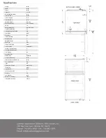 Предварительный просмотр 2 страницы Summit FF-874 Series Specifications