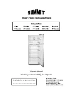 Summit FF1062W Owner'S Manual предпросмотр