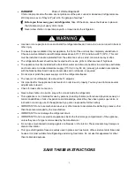 Preview for 3 page of Summit FF1084W Use And Care Manual