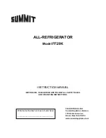 Preview for 1 page of Summit FF29K Instruction Manual