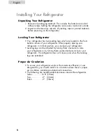 Preview for 6 page of Summit FF410WH User Manual