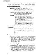 Preview for 14 page of Summit FF410WH User Manual