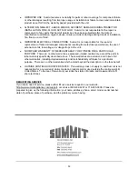 Preview for 13 page of Summit FF41ES Instruction Manual