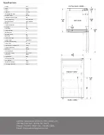 Preview for 2 page of Summit FF41ES Specifications