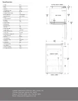 Preview for 2 page of Summit FF41ESADASS Specifications