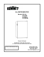 Summit FF511L Owner'S Manual предпросмотр