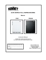 Summit FF61 Instruction Manual preview