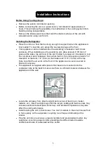 Предварительный просмотр 6 страницы Summit FF61BI Instruction Manual