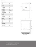 Preview for 2 page of Summit FF6BI series Specifications