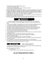 Предварительный просмотр 4 страницы Summit FFAR121SS7 Instruction Manual