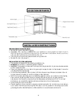 Предварительный просмотр 5 страницы Summit FFAR25L7 Owner'S Manual