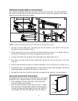 Предварительный просмотр 7 страницы Summit FROST-FREE BUILT-IN FREEZER Instruction Manual