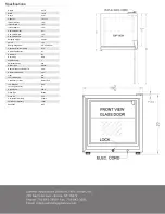 Предварительный просмотр 2 страницы Summit FS20LGL7VK Specifications