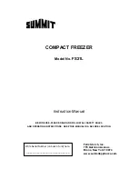 Summit FS21L Instruction Manual preview