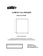 Предварительный просмотр 1 страницы Summit FS22L Instruction Manual