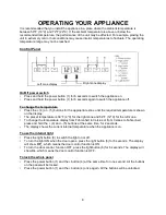 Предварительный просмотр 8 страницы Summit LWBC30 User Manual