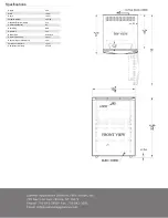 Preview for 2 page of Summit MB34 Specifications