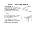 Preview for 9 page of Summit MHOTR241W Installation Instructions Manual