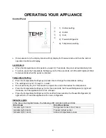 Предварительный просмотр 8 страницы Summit R221FFPL User Manual