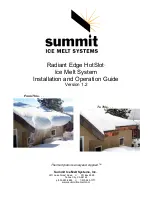 Preview for 1 page of Summit Radiant Edge HotSlot Installation And Operation Manual