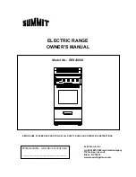 Summit REX208SS Owner'S Manual preview