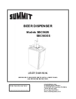 Summit SBC582B User Manual preview